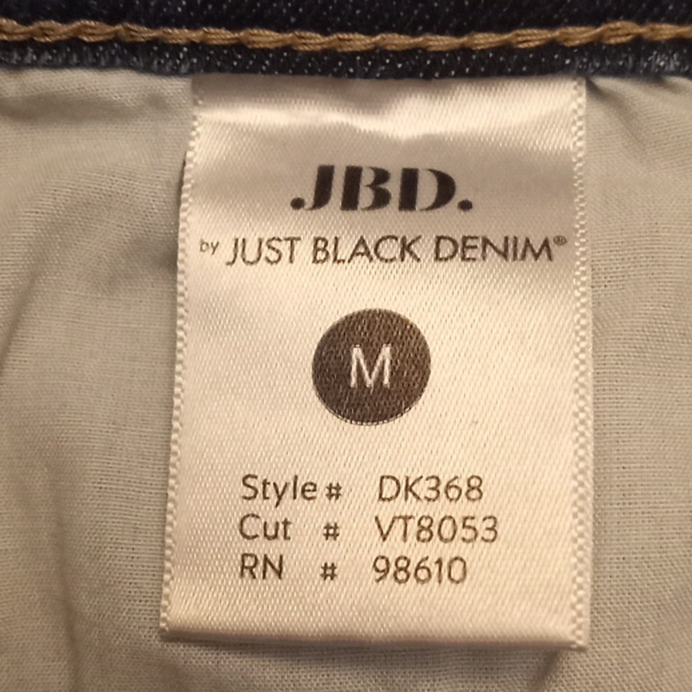JBD Just Black Denim Jean Mini Skirt Size M - Picture 7 of 8